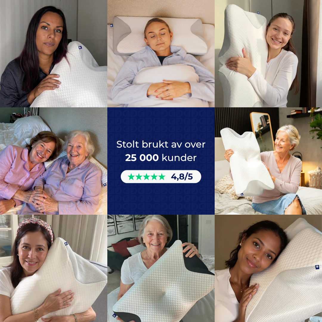 Den originale DreamSleepz-puten – slutt på morgener med smerter