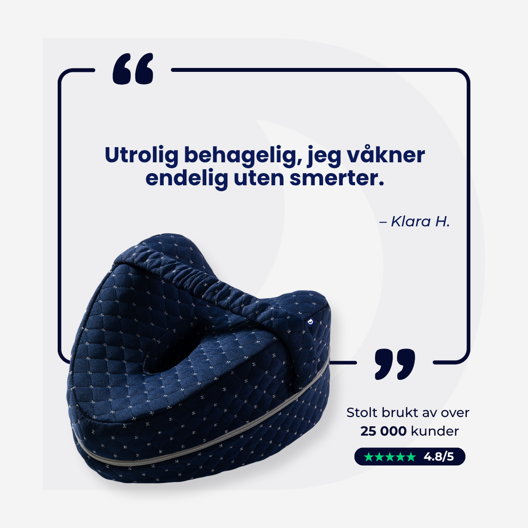 DreamSleepz knéputen – for avlastede ledd og dyp avslapning gjennom natten