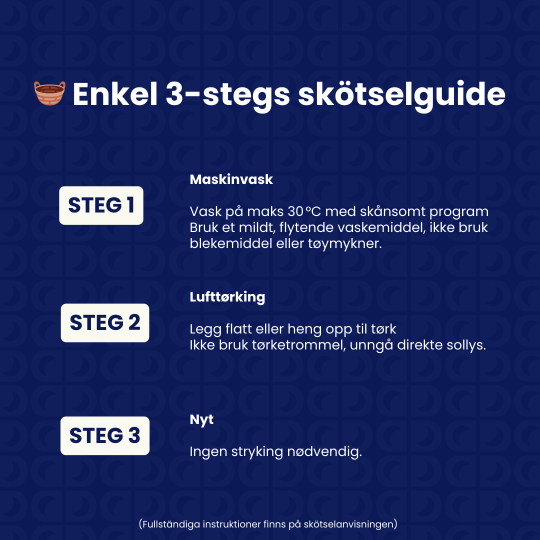 100 % Bambus Putetrekk